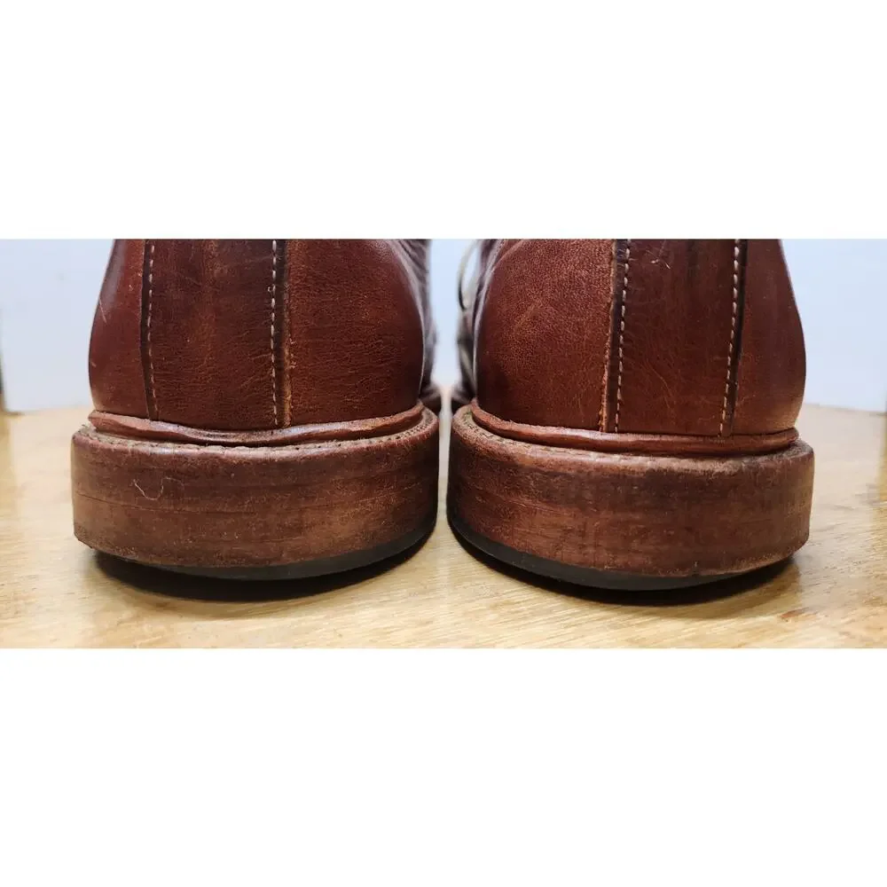 Allen Edmonds Bruce bicycle toe dress shoes, brown, men's US 11 3E EUC‎